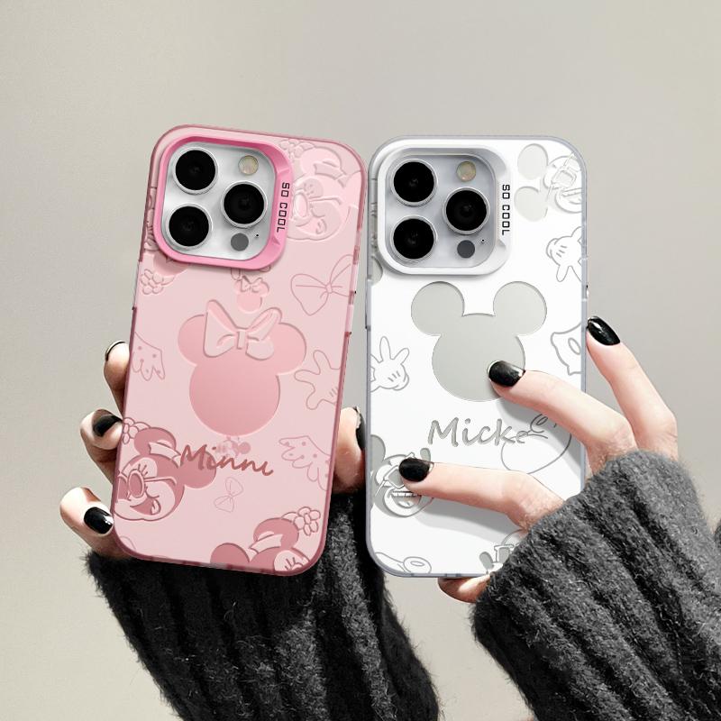 

Чехол для телефона Disneys Mickeys Minnies Mouses Back Shadow для iPhone 16 15 14 13 12 11Pro Max 7 8 Plus XR XS MAX MINI Y2K For iPhone 78 PLUS