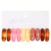 European and American Exaggerated Leopard Print Acrylic Earrings Set To C Ring Versatile Earrings Korean Version Ear Jewelry
