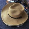Cappello da cowboy da uomo Cappello di paglia spagnolo da donna Cappello parasole estivo da viaggio a tesa larga Cappello da spiaggia intrecciato pieghevole