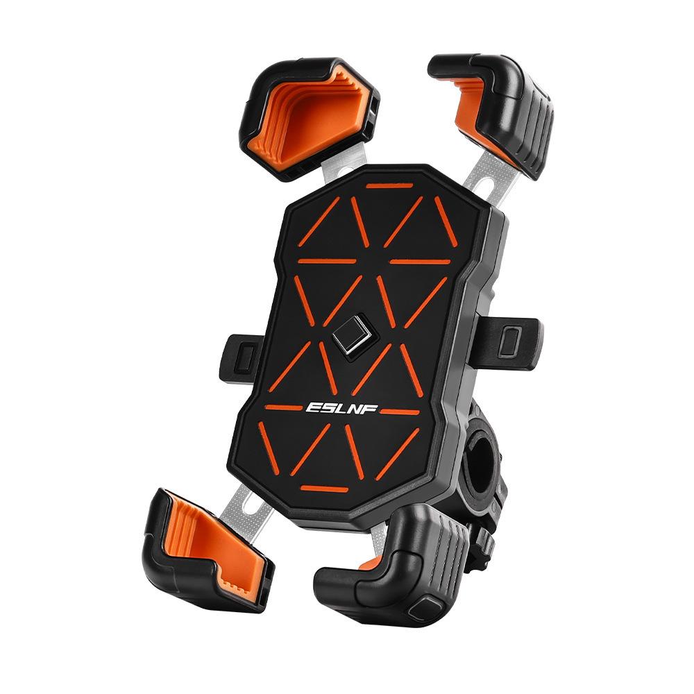 Bike Phone Mount Holder Handlebar Mounted Cell Phone Holder for Bike Universal Bicycle Phone Mount for 4.5 - 7.2 inch оранжевый