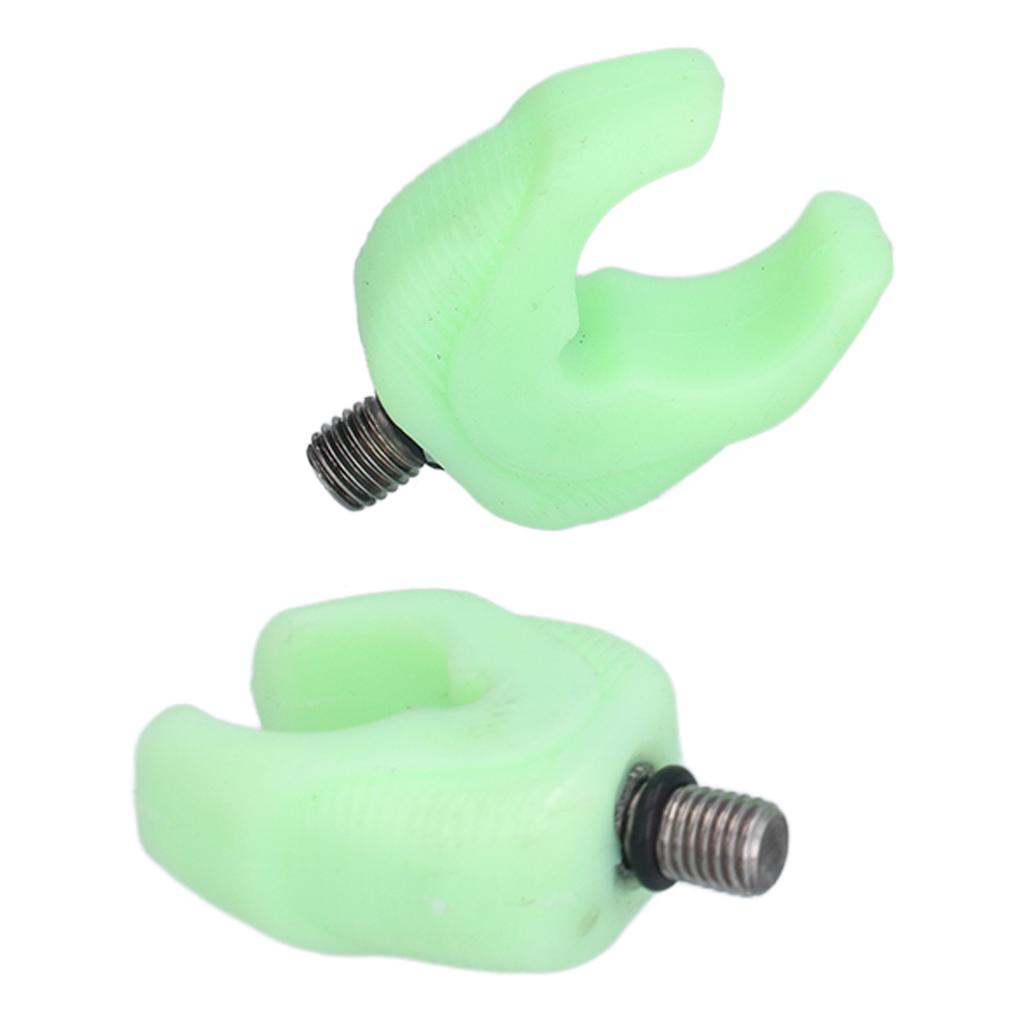 4pcs Carp Fishing Rod Rest Silica Gel Rod Butt Rest Grips Fishing Rod Holder with M3/8