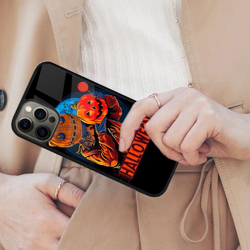 Halloween Pumpkin Spooky Magnetic Phone Case For APPLE iPhone 17 Air 16 14 13 12 Pro Max 15 Plus Charge With MagSafe Cover