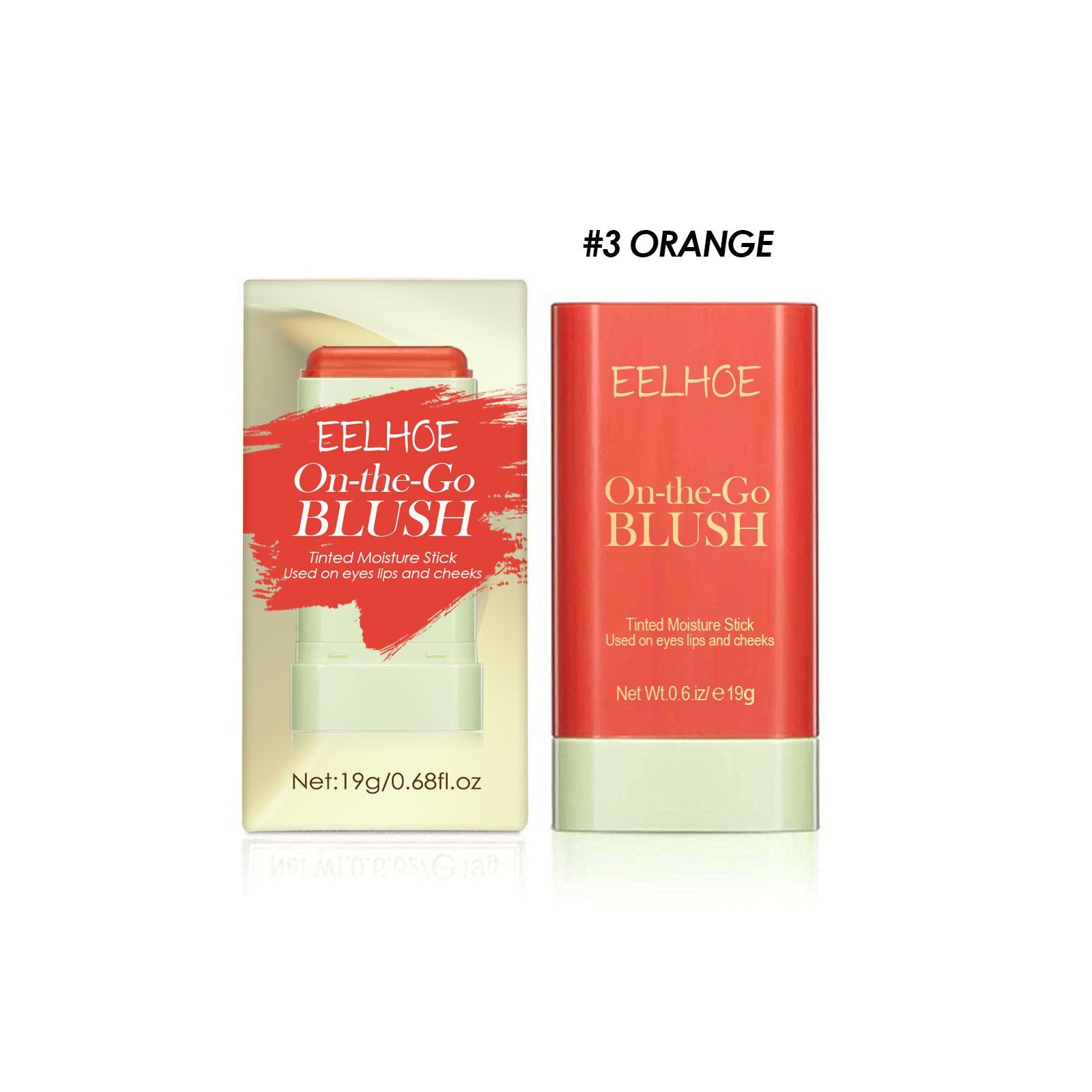 EELHOE blush stick lightweight natural nude makeup contour highlight multi function makeup stick 1