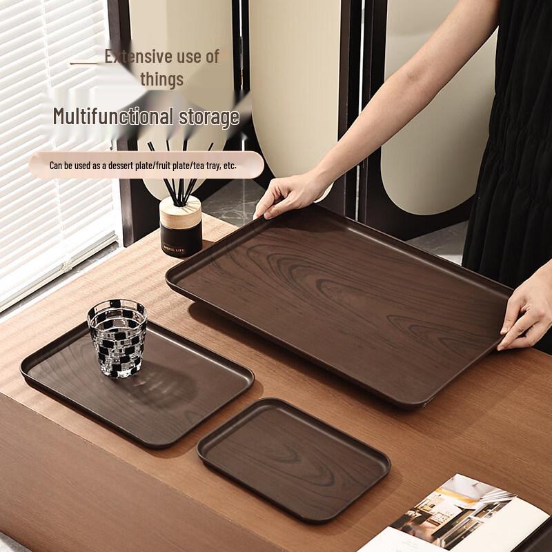 Japanese Style Imitation Wood Grain Serving Tray