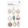 3D Stickers - RICO DESIGN - Classic Christmas Decorations - 9 Pcs - Easy Adhesives - Scrapbooking