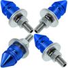 Spike License Plate Bolt Kit Aluminum Alloy Decorative Motorcycle License Plate Screw Frame Fasteners Fit Most Cars Truck Modified Vehicle