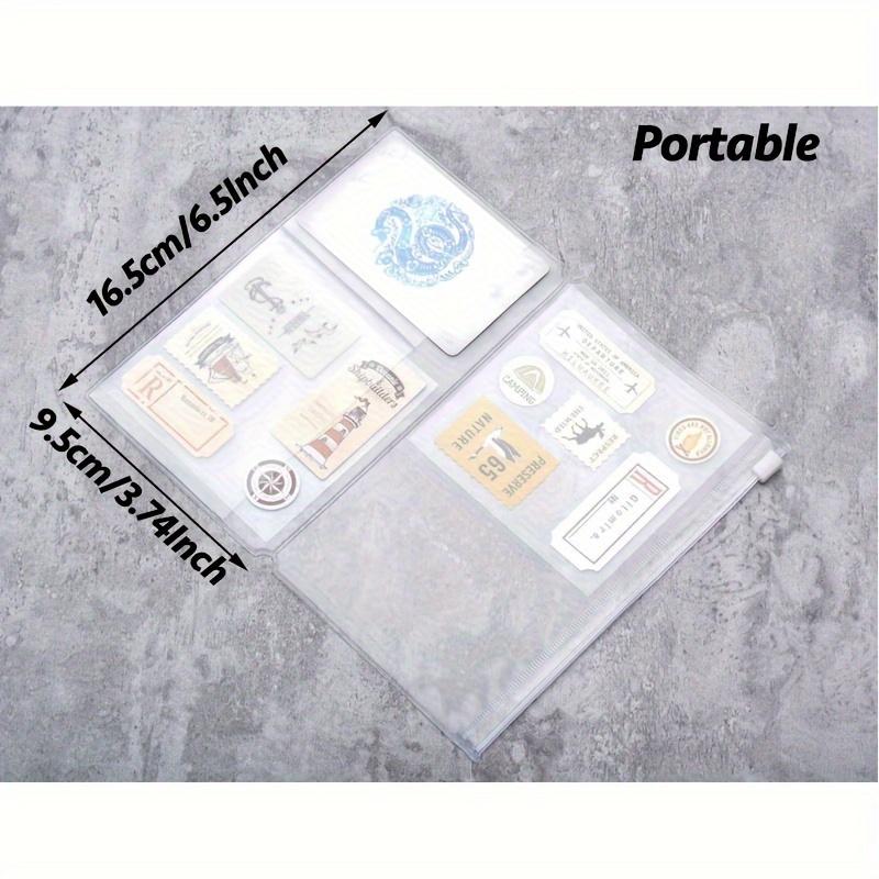 Transparent A5 Size PVC Storage Bag - Portable Standard for Traveler s Notebook Passport 515₽