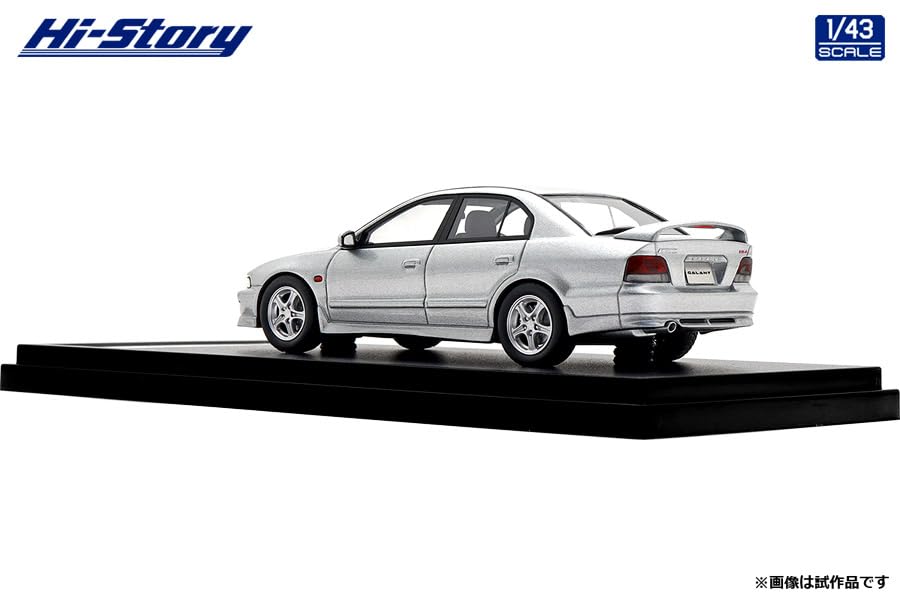 INTERALLIED Hi Story 1/43 Mitsubishi GALANT VR-4 (1996) Hamilton Silver Finished Model HS513SL