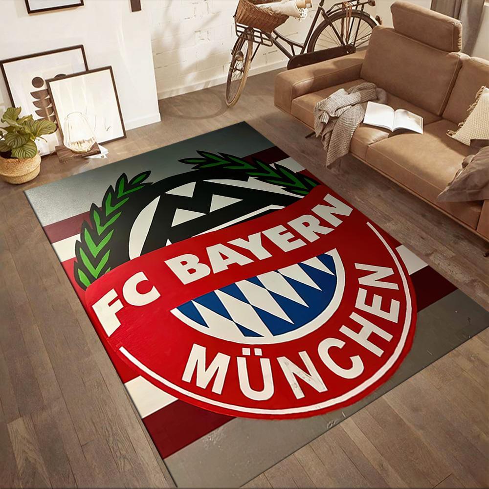 Bayern Munich Floor Mat Perfect for Game Room Entryway Kitchen Hallway Anti-slip Rug Anime Office Decor Perfect Birthday/Christmas Gift Idea