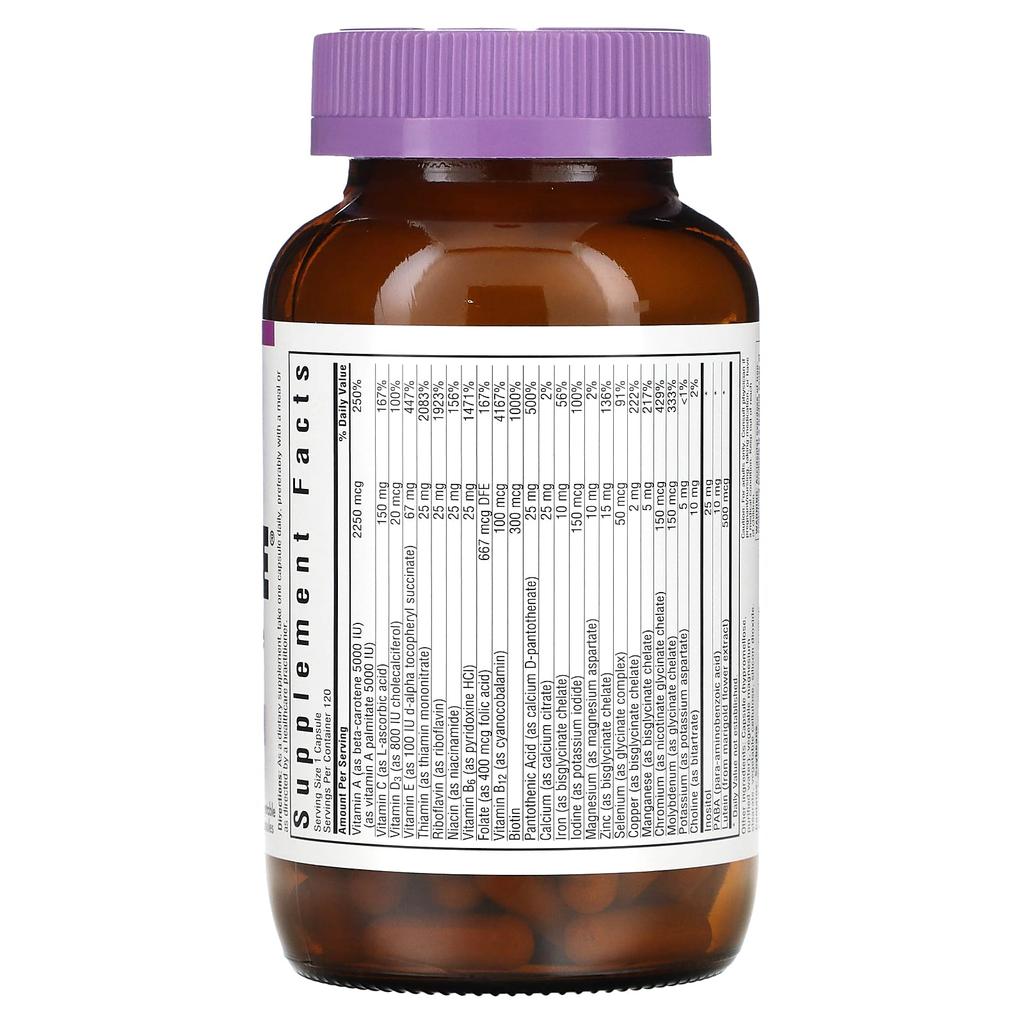 Bluebonnet Nutrition, Multi One, 1 Tablet Per Day Complex, 120 Vegetable Capsules