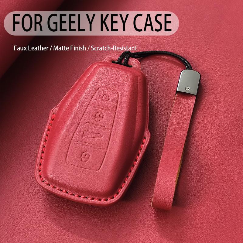 Car Key Case Cover Fob For Geely Atlas Boyue Nl3 Coolray X6 X7 Ex7 Emgrand Kulrey Gt Gc9 Keyless Keychain Durable Luxury