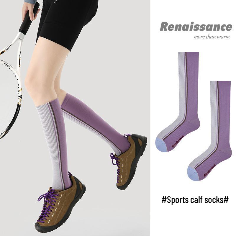 Renaissance Women's Summer Thin Compression Sports Socks for Yoga, Running, Hiking, Jump Rope, Fitness