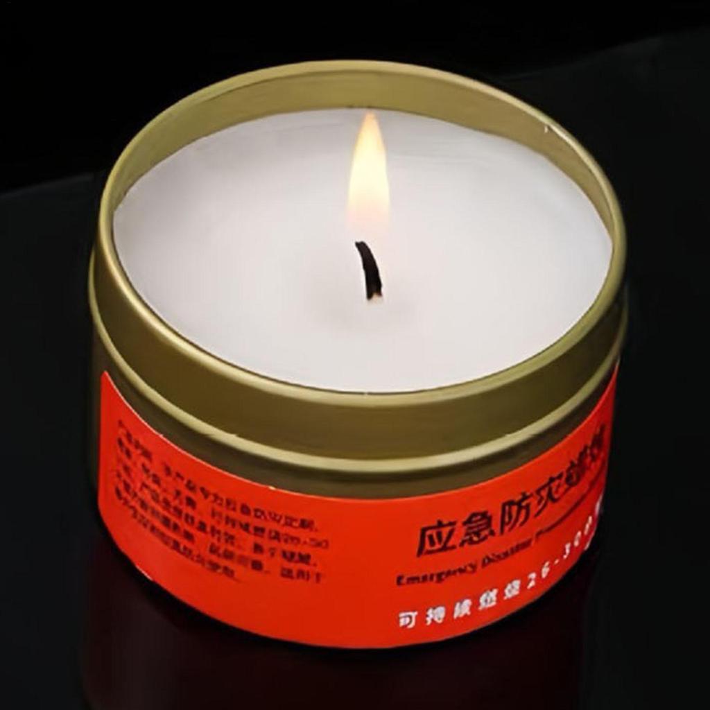 Windproof Candles 26-30 Hour Light Long Lasting Survival Candle Safe Emergency Disaster Candles For Home Camping Outdoor