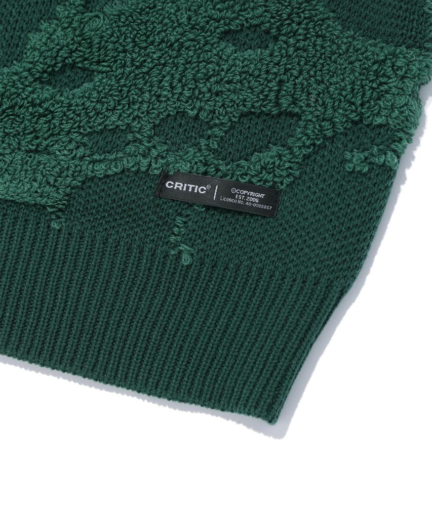 Critic Pile Mushroom Vest Green