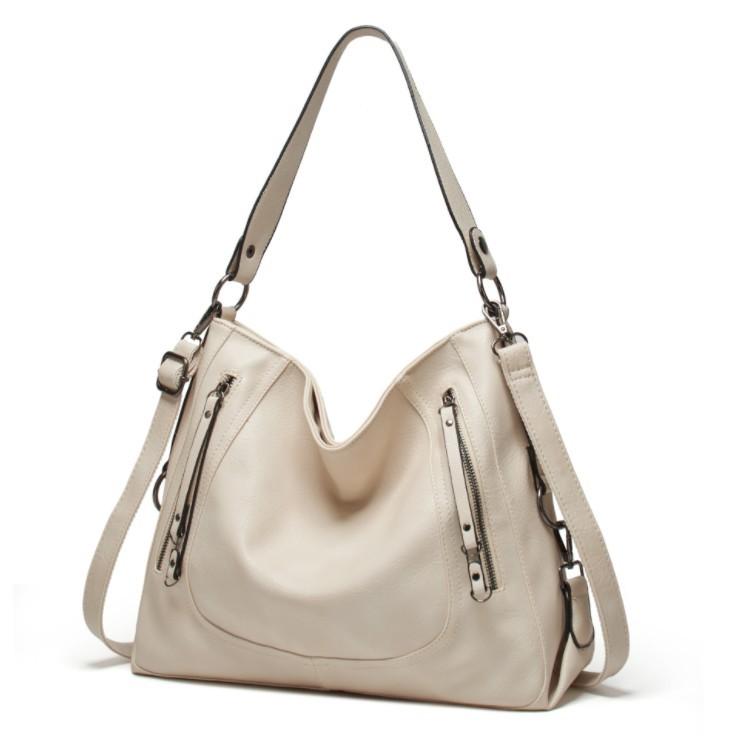 

Large Capacity Tote Bag Women Retro Fashion Underarm Single Shoulder Bag Handbags Lady Leisure Shopping Commuting Crossbody Bag бежевый