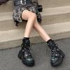 Booster Shoes Internet Celebrity Fried Street Metal Punk Retro Trend