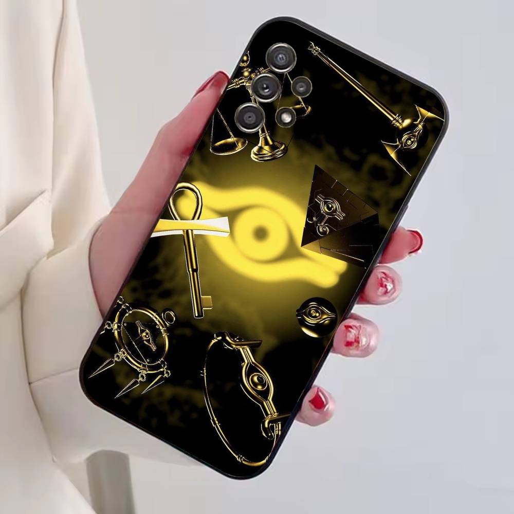 A-Anime Yu-Gi-Oh Phone Case For Samsung S25,S24,S21,S22,S23,S30,Ultra,S20,Plus,Fe,Soft Silicone Black Cover