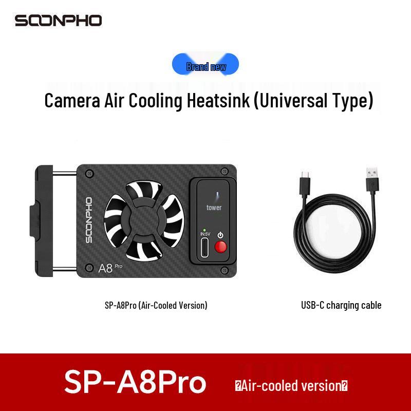 Radiator Cooling for Live Streaming - Compatible with Sony A7M4, A7C, ZVE1/10, and a6700 Cameras