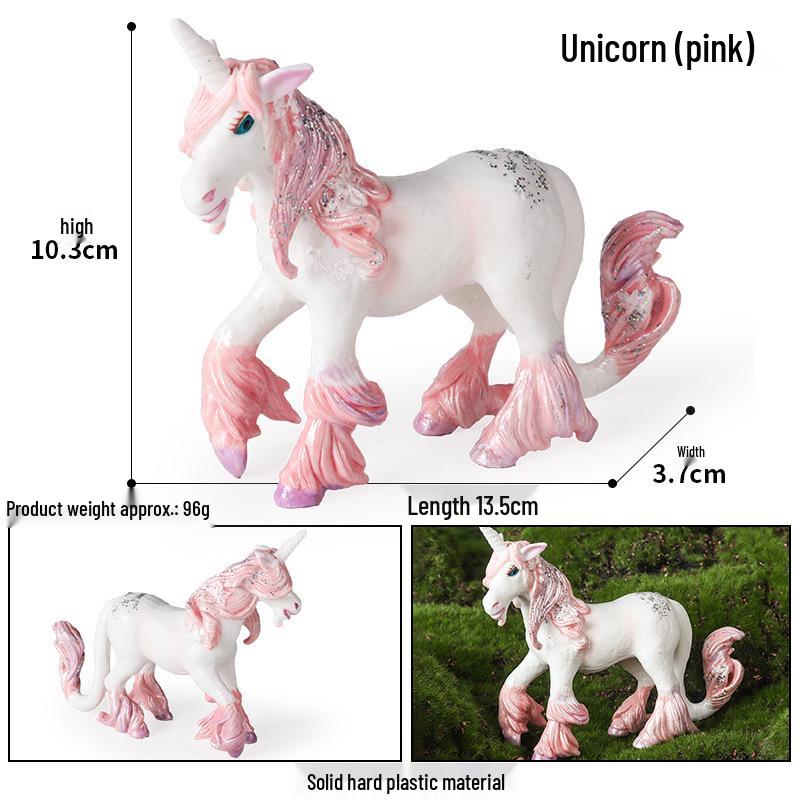 European Mythical Pegasus Unicorn Toy Model: Elf, Mythical Creature, Magic Beast 