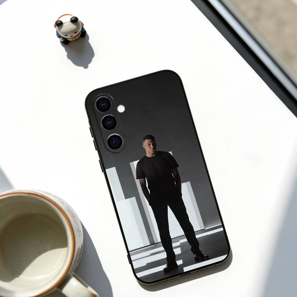 Kylian Mbappe Phone Case For Samsung Galaxy A73,A72,A71,A70,A53,A52,A51,Soft Black Cover