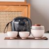 Travel Tea Set Kuaike Cup One Pot and Two Cups Portable Cover Bowl Small Set Outdoor High-end Kung Fu Business Gift Set