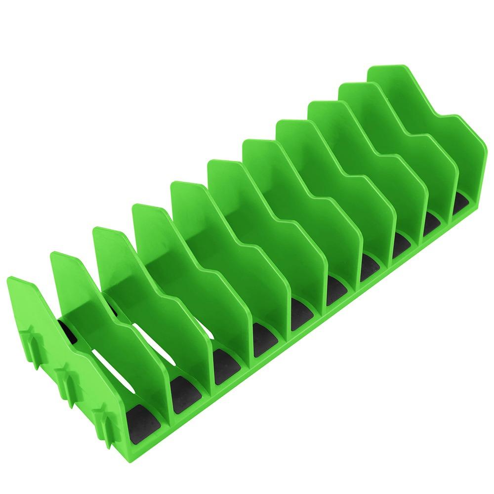 ABS Pliers Cutters Rack 10-Slot Spanner Storage Holder Multifunctional Wrench Storage Rack  Fit 3”