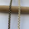 New 5m/16.4ft each Pack white gold lace trims Handmade curve rope Sewing Accessory for bras Curtains Dresses Hats wedding Gift sewing Decoration