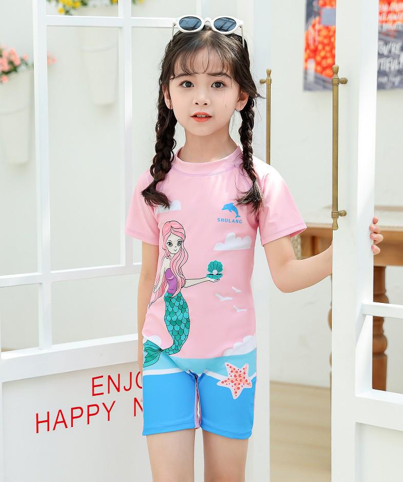 

Новый детский купальник-принцесса в корейском стиле для девочек – Милый костюм для серфинга для малышей и детей XL (30-40 kg)