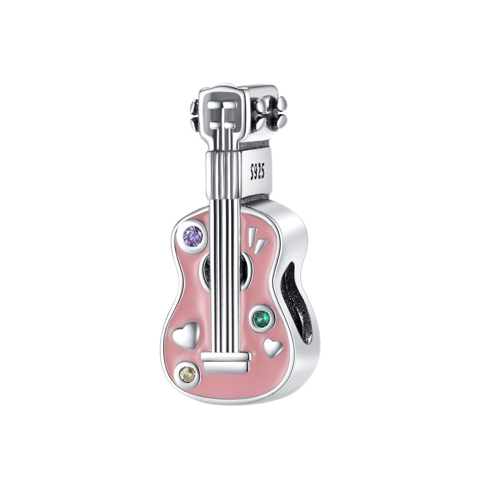 Copper Metal Charm Bead Components Bead Components Authentic Original Music Notes Piano Headphone Charm Bead Component Compatible With Pan Brand