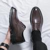 Factory direct sales hairstylist male new fashion Korean version trend casual shoes, large size leather shoes