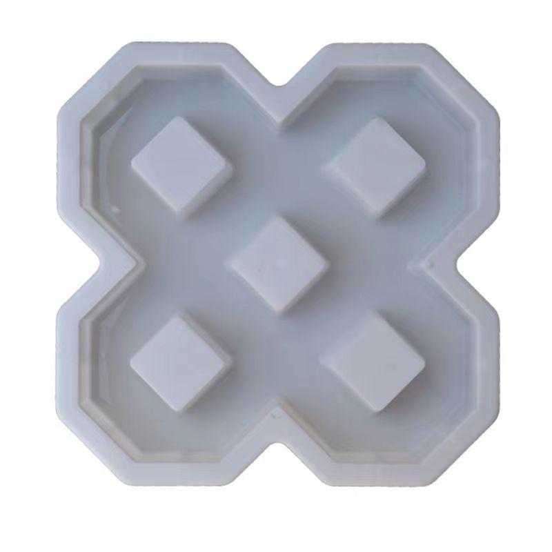 Cross-Shaped Planting Mold (25x19x8cm) - Slope Protection Plastic for Cement