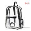 Klarer Wasserdichter Rucksack 1 Stück PVC Transparente Tasche Stadionzugelassen für Baseballspiele Arbeit Konzerte