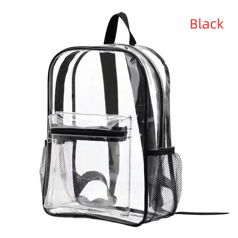Klarer Wasserdichter Rucksack 1 Stück PVC Transparente Tasche Stadionzugelassen für Baseballspiele Arbeit Konzerte