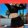 Womens Bikini Swimsuit Set With Polyester Fabric For Water Sports And Beachwear