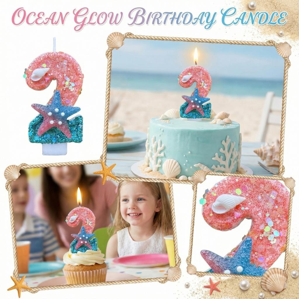 Fashion Cartoon Creative Birthday Candles Party Digital Candles