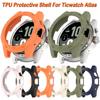 Capa Protetora de TPU Anti-Riscos Borda Shell Quadro Para-choque para Acessórios de Smartwatch Ticwatch Atlas