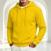 Men's Lined Hoodie Color Casual Pullover