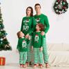2024 Autumn/Winter Parent-Child Pajama Sets with Christmas Hat