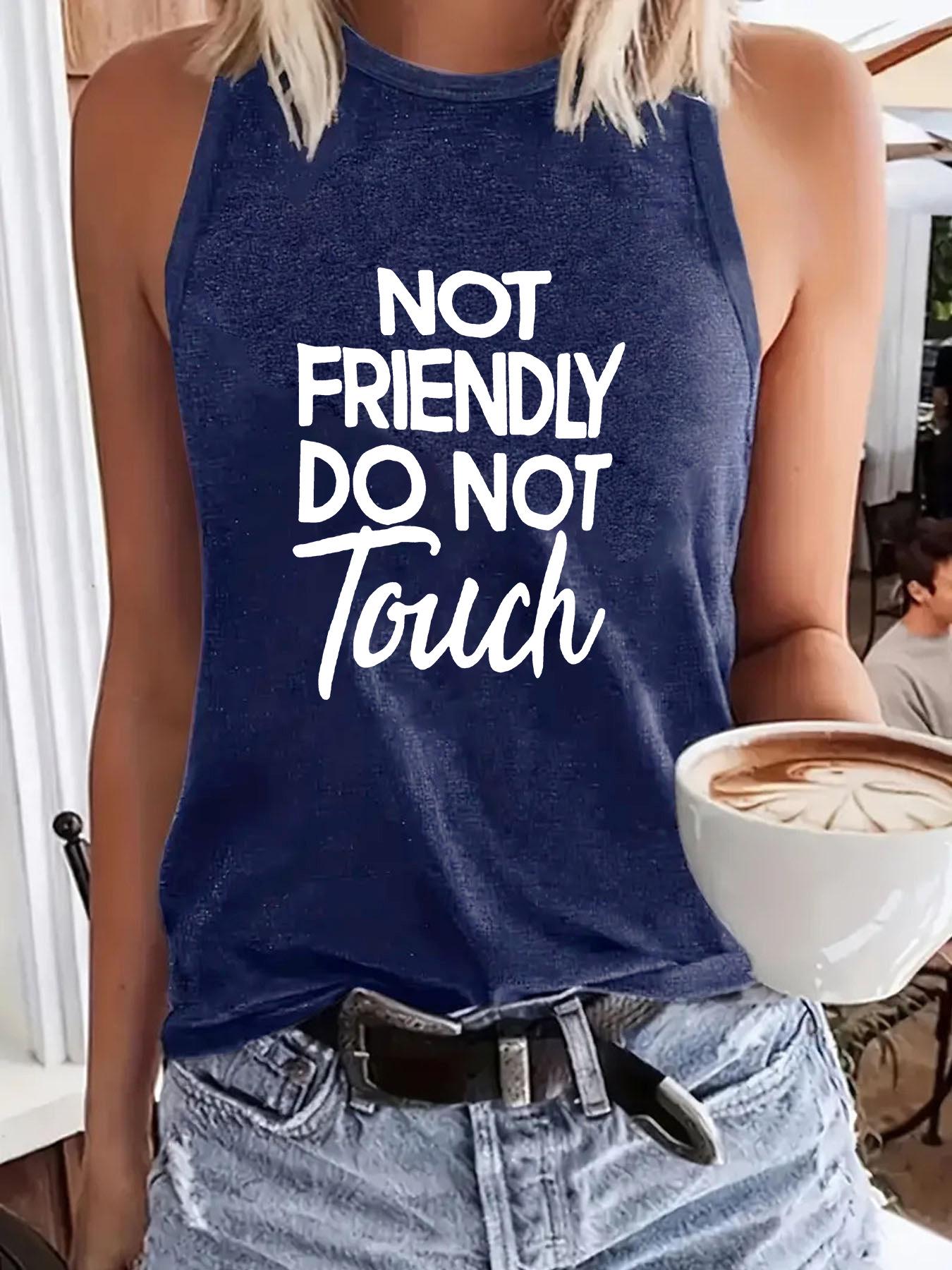 

Женская повседневная минималистичная майка с круглым вырезом и принтом букв Extra Large темно-синий