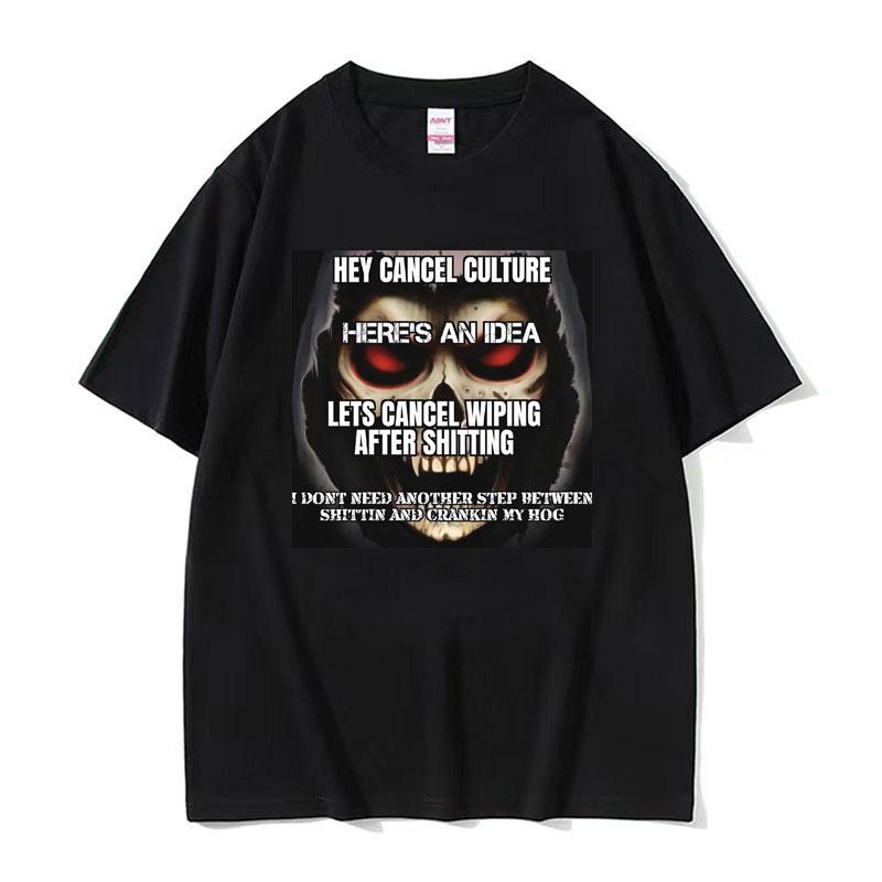 Autistic Funny Skeleton Meme Graphic T Shirt Men Fashion Gothic Retro T Shirts Male ONeck Oversized Short Sleeve Tshirt Unisex
