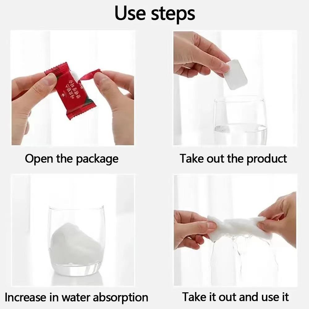 Disposable Compressed Washing Cotton Face Towel, Reusable Soft Travel Towel Design, For Travel Hotel Home Daily Cleansing