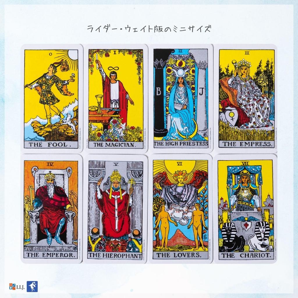 Tarot Cards Tarot Miniature Tarot 78 Cards Waite Edition Miniature Mini Size Tarot Fortune Telling Japanese Instruction Manual Included Authentic