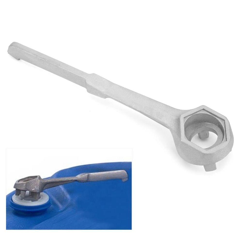 Aluminum Bung Wrench Multipurpose Drum Cap Wrench Barrel Opener Tool 2 and 3/4 inch Bung Caps