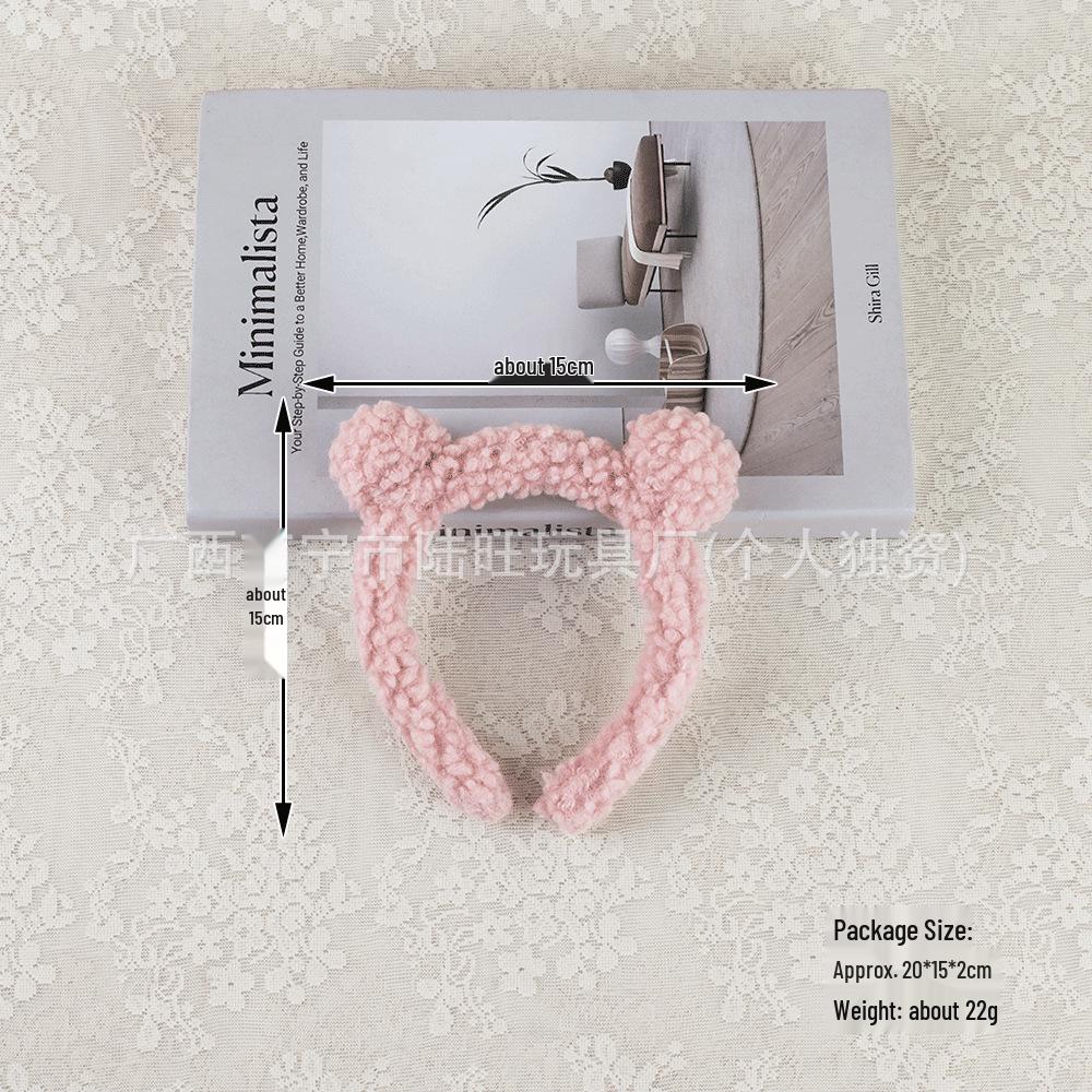 Stylish Autumn & Winter Plush Headband: Versatile Hair Accessory for Girls