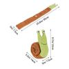 Squeaky Snail Dog Toy with Hidden Treats Interactive Plush Sniffing Puzzle for Dental Molar Teeth Grinding and Olfactory