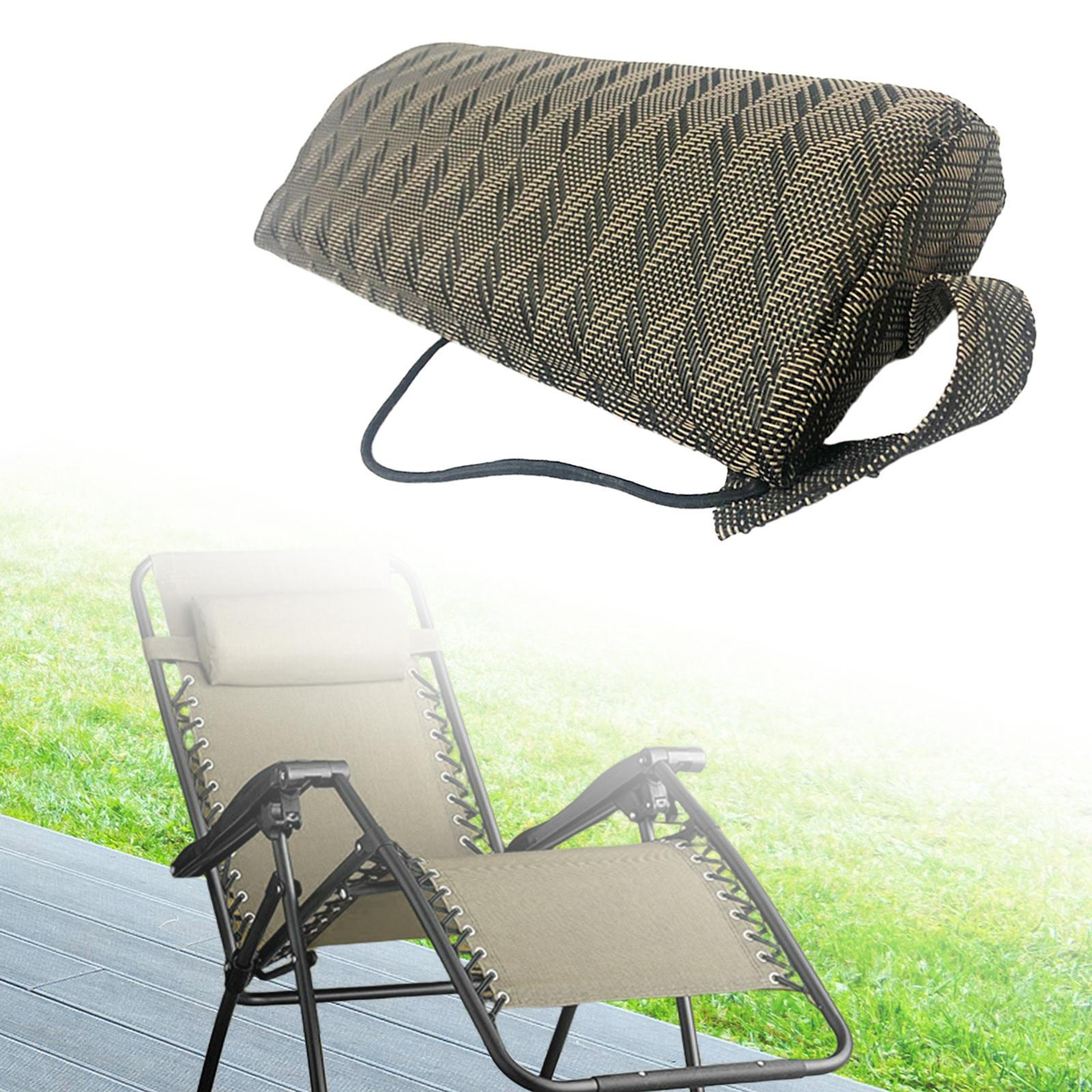 

Подушка под голову Портативная для патио стульев Офисная Легкая установка Подголовник для кресла Rhombus Pattern