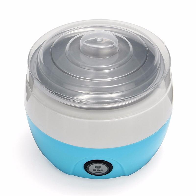 Amerykański Domowy Automatyczny Jogurtownik 15W W pełni Stalowy Wewnętrzny Zbiornik Najwyższej Klasy Maszyna do Robienia Jogurtu 220V