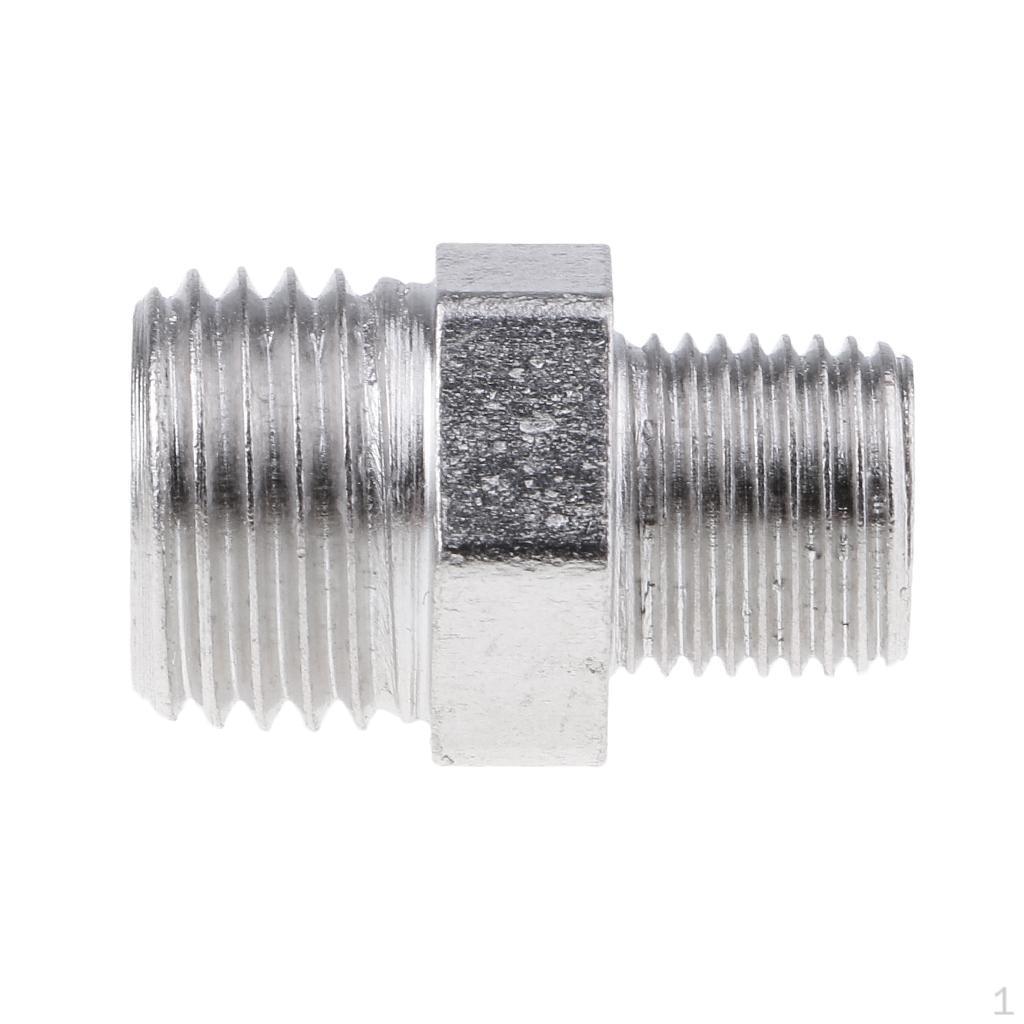1/8'' BSP Male To 1/4'' Airbrush Hose Fitting Adaptor Connector System