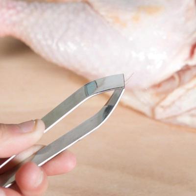 Home Kitchen Tool Puller Fish Tweezers Stainless Steel Remover