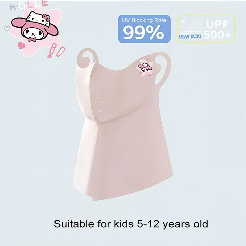 Children'S Adorable Cartoon Full-Face Sun Protection Mask, Breathable Uv-Blocking Summer Full-Coverage Sun Shield